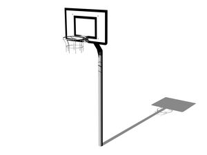 Basketball basket BK001K - metal