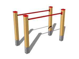 Parallel bars BR101D (f.h. 1 m)