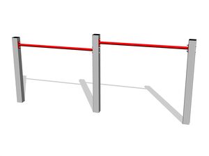 Twin fitness rack - metal (f.h. 1 m)