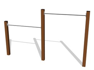 Twin fitness rack - metal (f.h. 1,5 m)