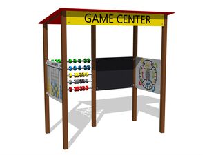 Educational playhouse - brown