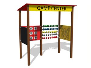 Educational playhouse - brown