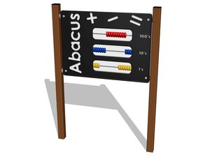 Educational panel - brown