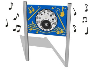 Educational panel - silver