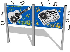 Educational panel - silver