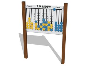 Educational panel - brown
