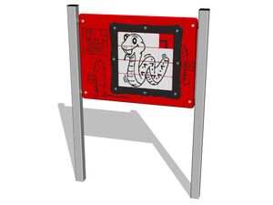 Educational panel - silver