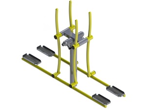 Fitness element FP-013SL Skiing duo (ski duo) - lime