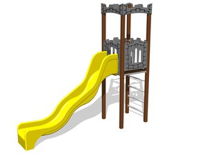 Game set castle - brown