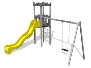 Game set castle UNH1019KS - silver