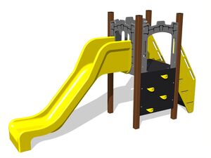 Game set castle UNH1013KW - brown