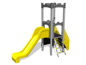 Game set castle - silver