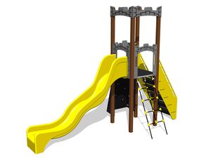 Game set castle UNH1024KW - brown