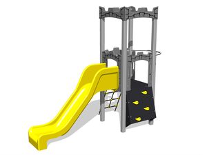 Game set castle - silver