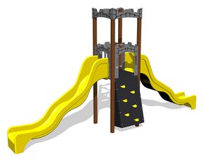 Game set castle UNH1039KW - brown