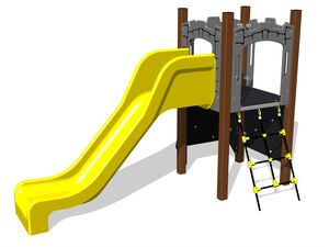 Game set castle - brown