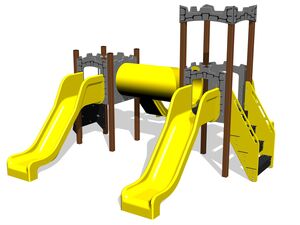 Game set castle UNH2022KW - brown
