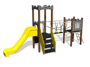 Game set castle UNH2027KW - brown