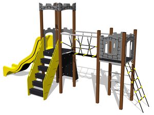 Game set castle UNH2027KW - brown