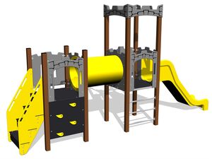 Game set castle UNH2028KW - brown
