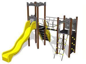 Game set castle UNH2033K - metal