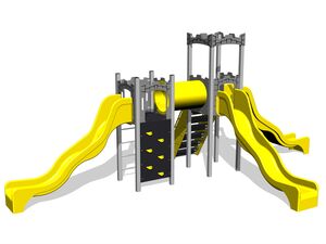 Game set castle - silver
