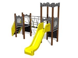 Game set castle UNH2038KW - brown