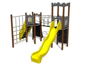 Game set castle UNH2038KW - brown