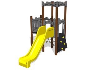 Game set castle UNH2061K - metal