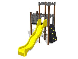 Game set castle - brown