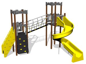 Game set castle UNH2065KW - brown