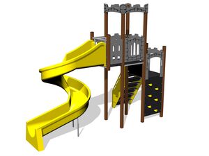 Game set castle UNH2067KW - brown