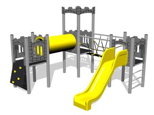 Game set castle UNH3005KS - silver