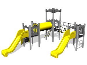 Game set castle UNH3007KS - silver