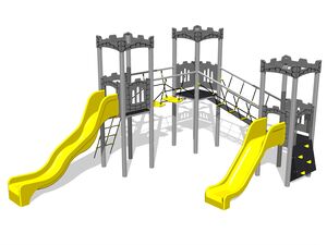 Game set castle UNH3016KS - silver