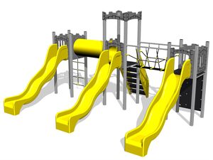 Game set castle UNH3017K - metal