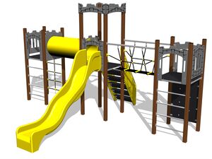 Game set castle UNH3018K - metal