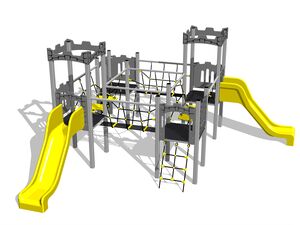 Game set castle UNH4016KS - silver