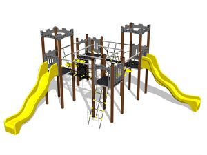 Game set castle UNH4016KW - brown