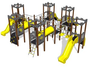 Game set castle UNH8001K - metal