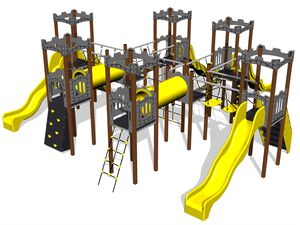 Game set castle UNH8001K - metal