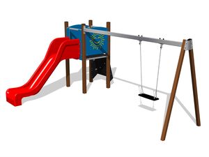 Game set classic UNK1008KW - Brown