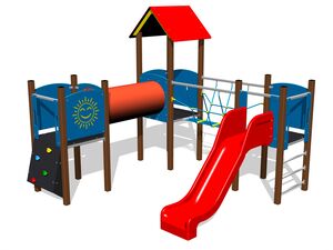 Game set classic UNK3005KW - brown