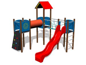 Game set classic UNK3005KW - brown