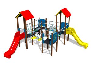 Game set classic UNK4010KW - brown