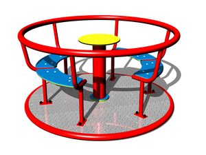 高級品市場 Merry-go-round with seats KO140KR (mean 1,4 m) - red | www ミュージシャン