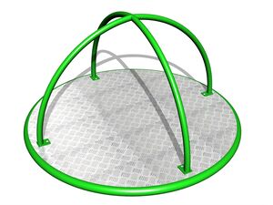 Stand-up merry-go-round (mean 1,25 m) - green