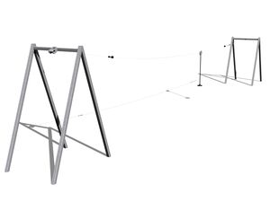 Twin post cableway LD020K - galvanized