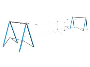 Twin post cableway LD030KB - Blue