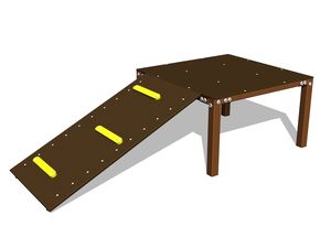 A platform with a ramp for the cableway NP6001K - metal